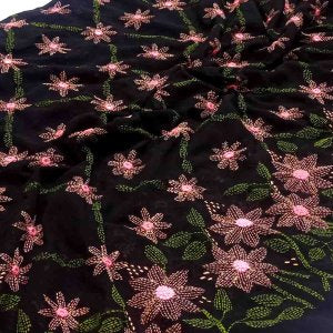 Delicate Hand Embroidered Chadar